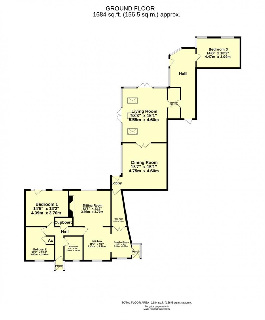 Floorplan for Blackborough, Cullompton