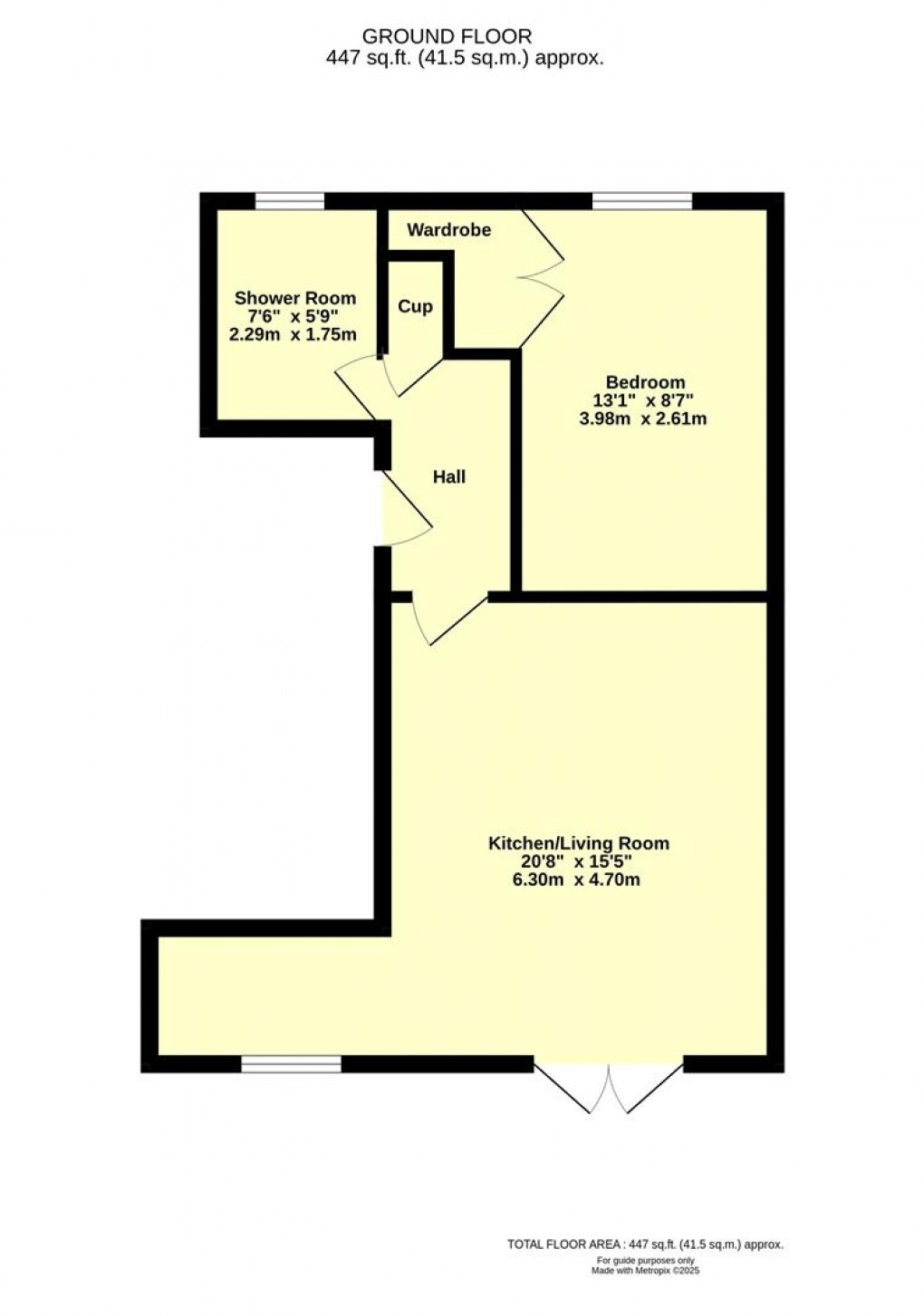 Floorplan for High Street, Cullompton