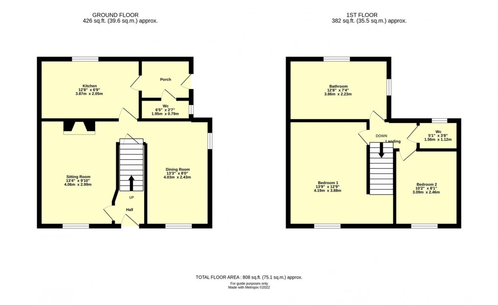 Floorplan for Hen Street, Bradninch, Exeter