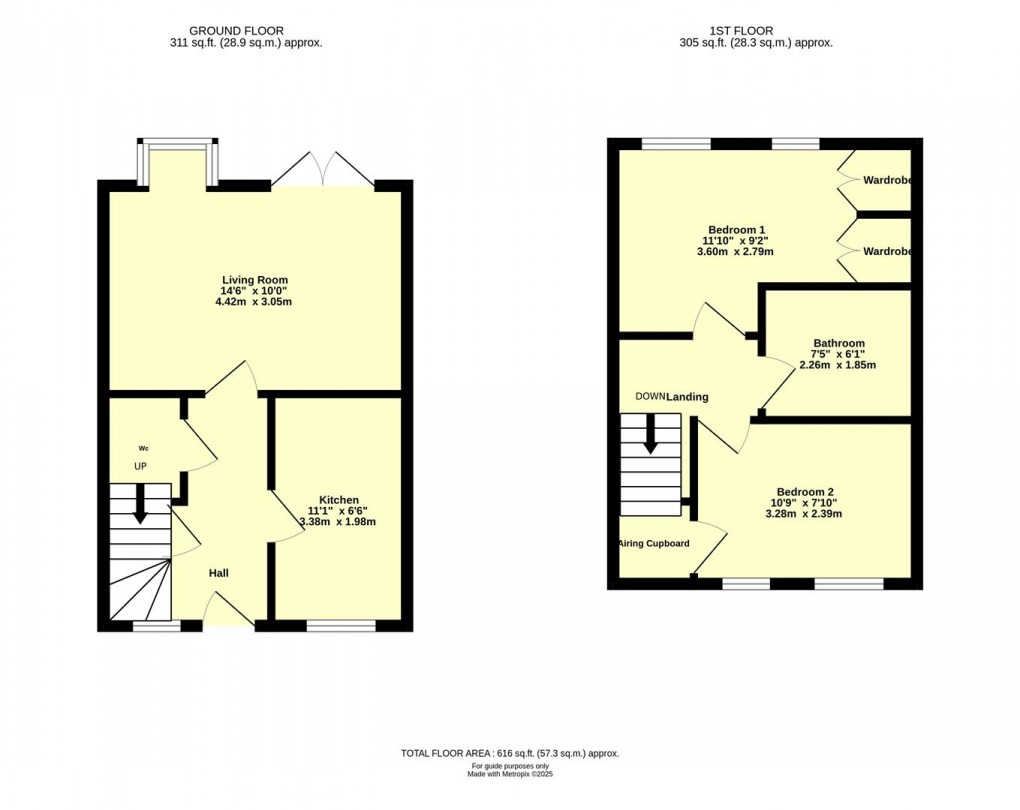 Floorplan for Heyridge Meadow, Cullompton