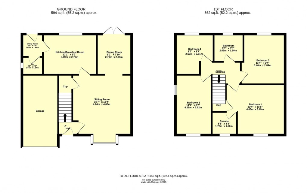 Floorplan for Hanover Gardens, Cullompton