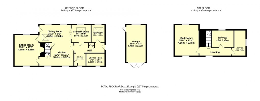 Floorplan for Sainthill, Kentisbeare, Cullompton