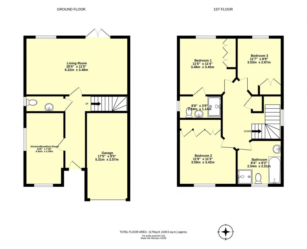 Floorplan for Danes Mead,Cullompton,Devon,