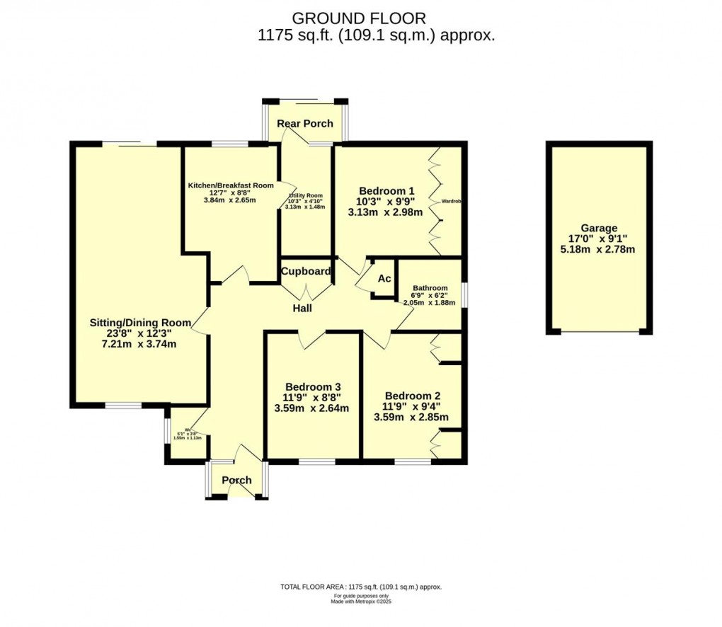 Floorplan for Hollingarth Way, Hemyock, Cullompton