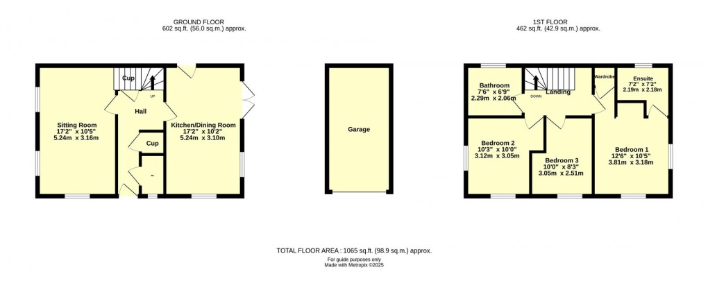Floorplan for Willow Drive, Uffculme, Cullompton