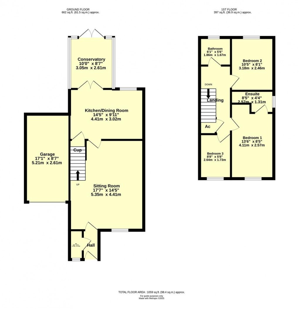 Floorplan for Norman Drive, Cullompton