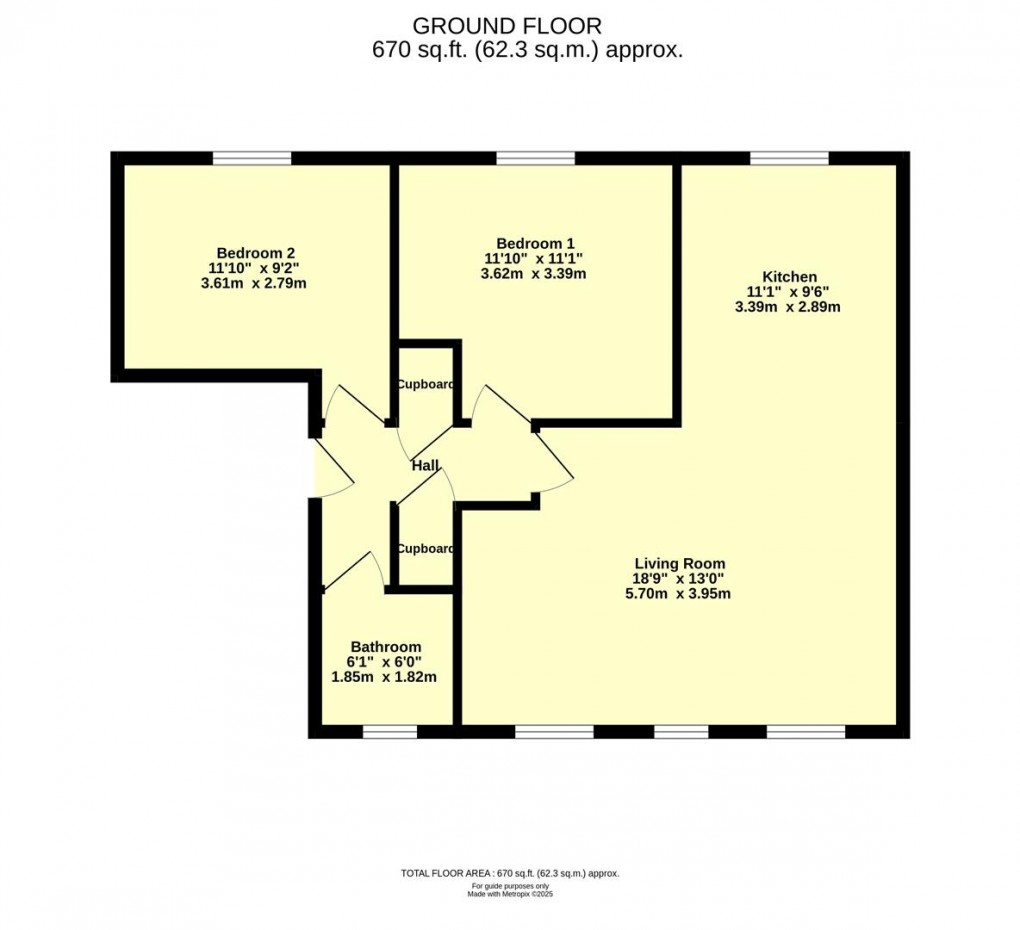 Floorplan for Raleigh Drive, Cullompton