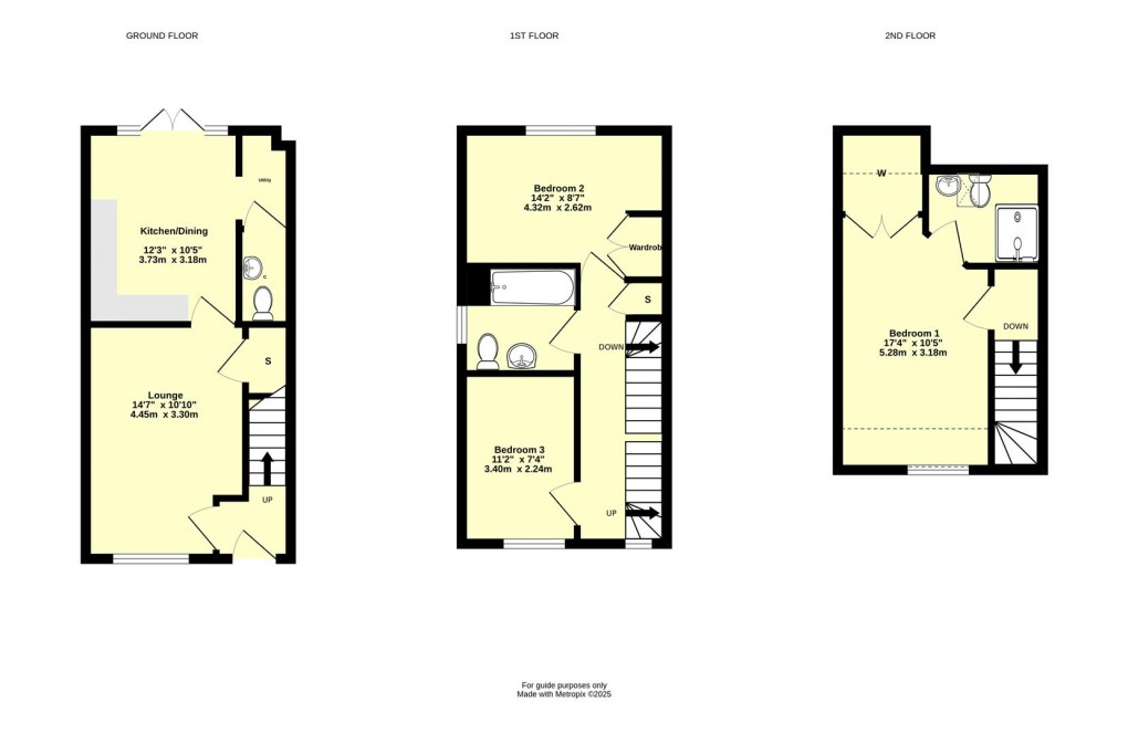 Floorplan for Hornbeam Crescent, Cullompton