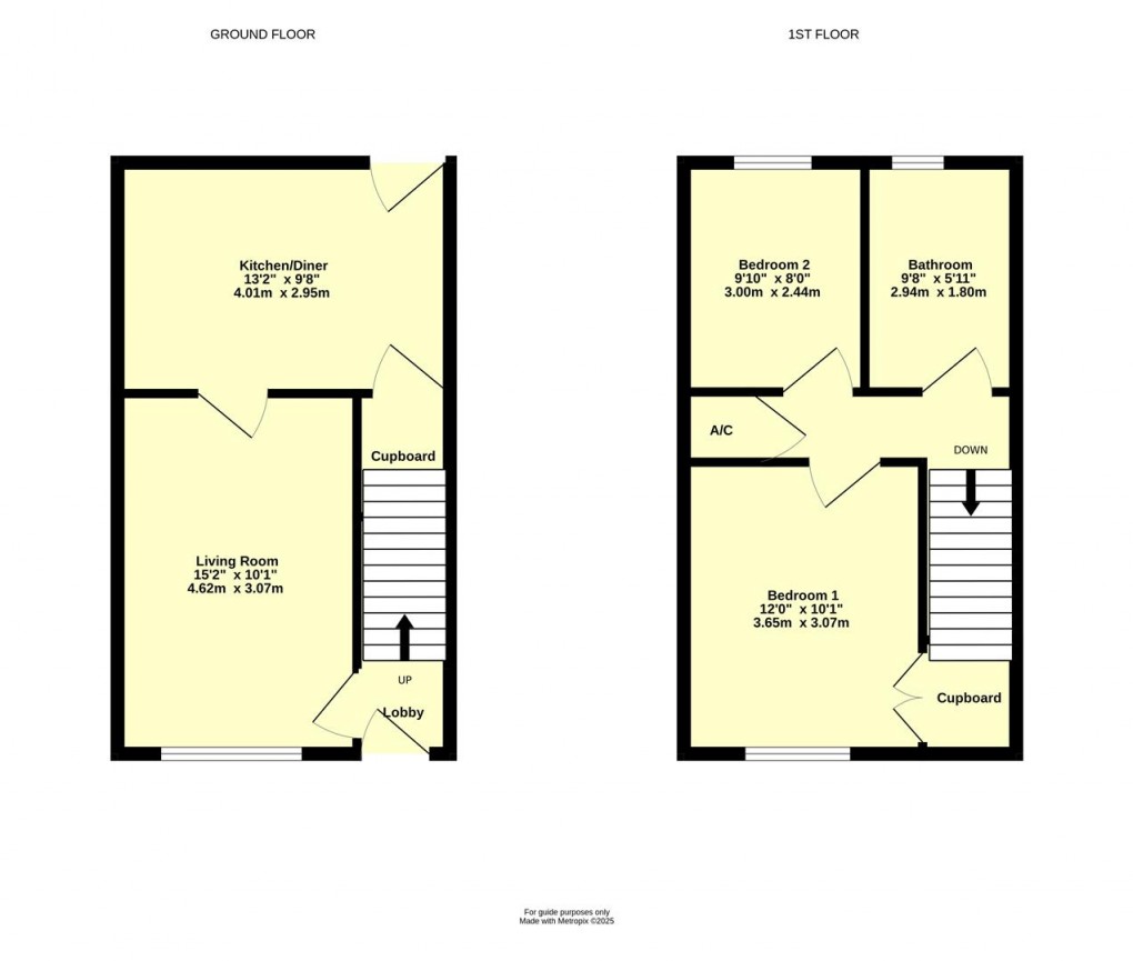 Floorplan for Victoria Terrace, Cullompton