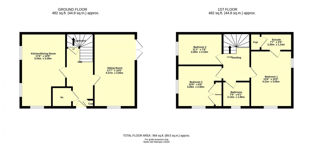 Floorplan for Matilda Way, Cullompton