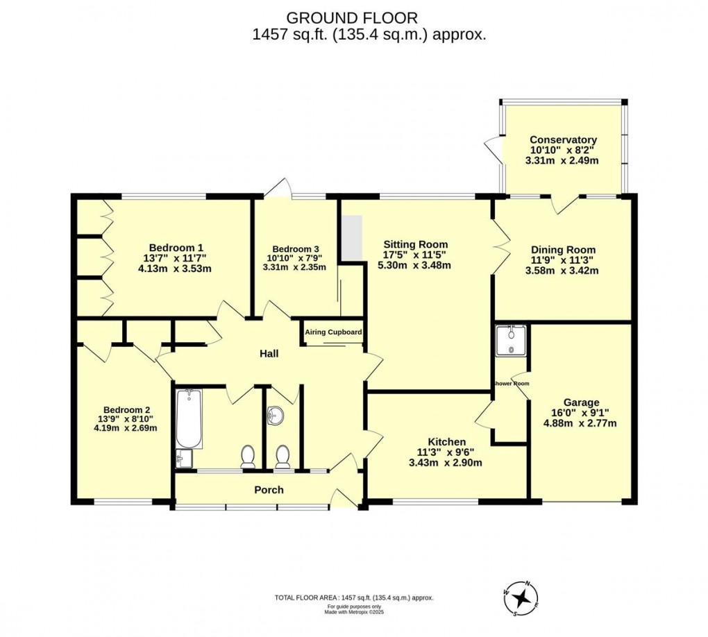 Floorplan for Plymtree, Cullompton