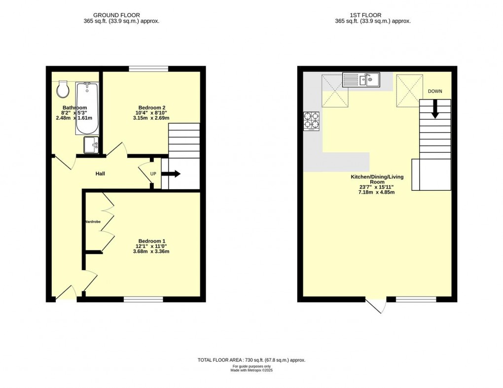Floorplan for The Malthouse, Cockpit Hill, Cullompton