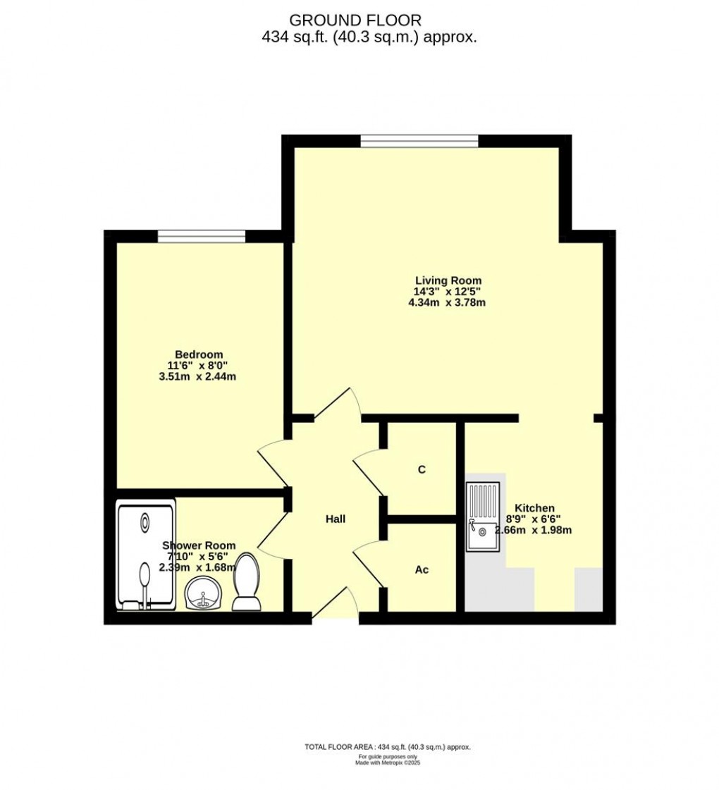 Floorplan for Trafalgar Court, Clay Lane, Uffculme, Cullompton