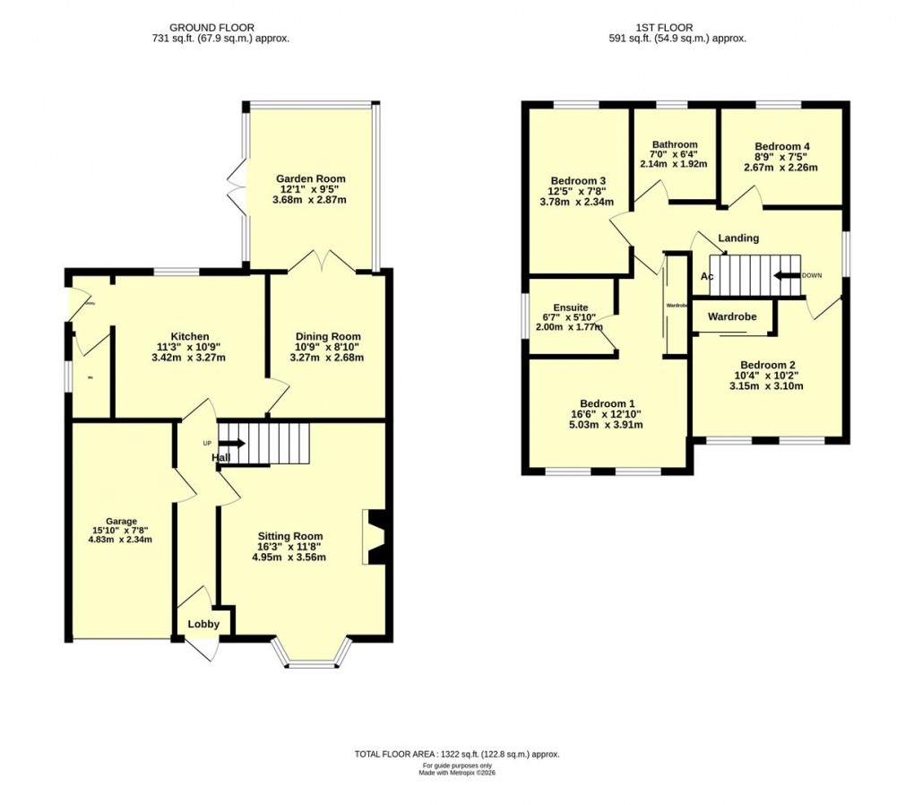 Floorplan for Siskin Chase, Cullompton