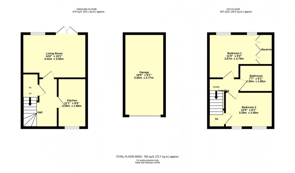 Floorplan for Heyridge Meadow, Cullompton