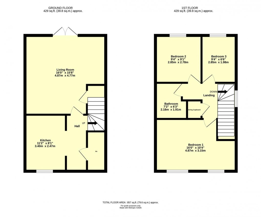 Floorplan for Tiverton Road,Cullompton,Devon,
